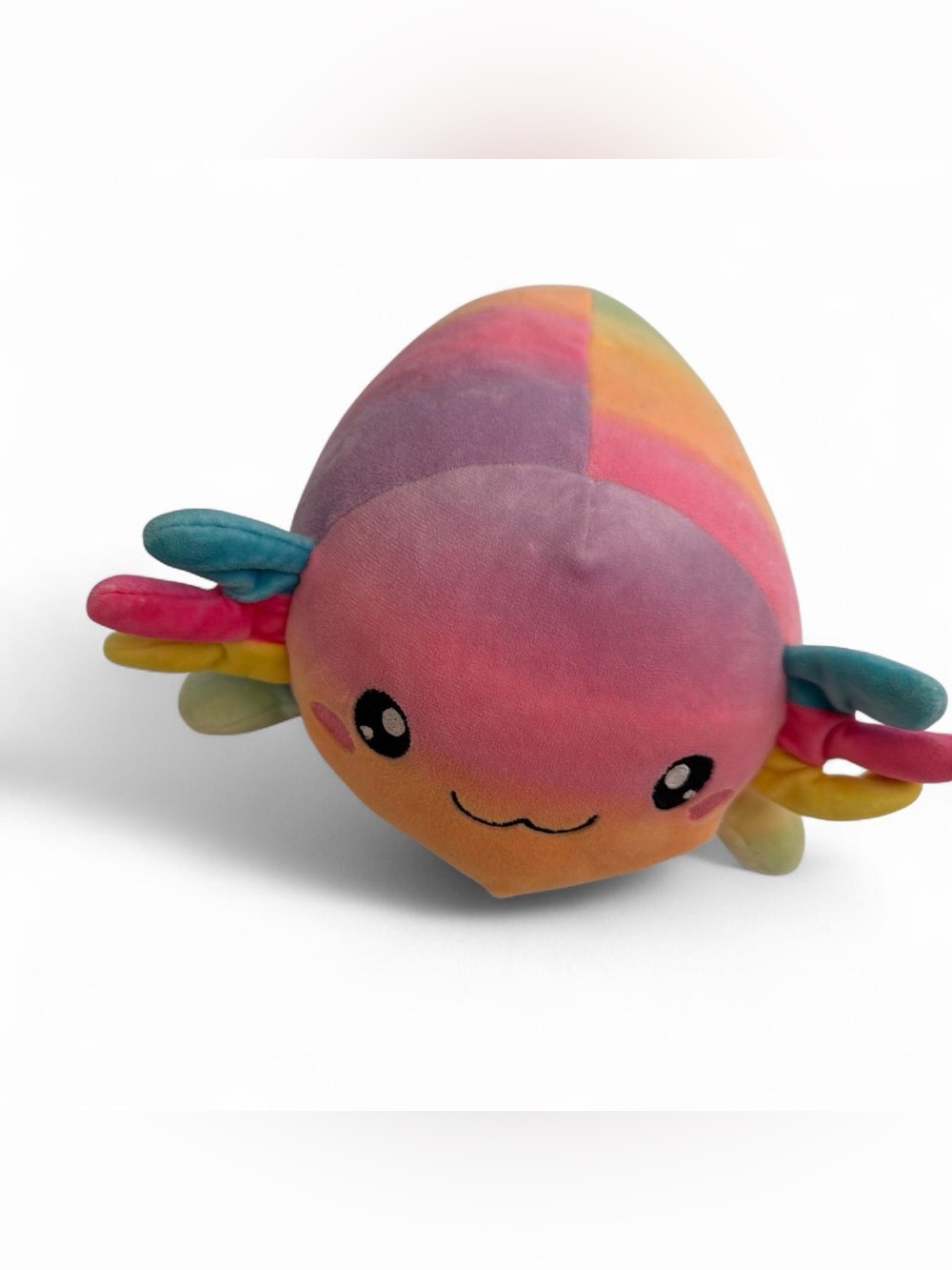 Plush Rainbow Axolotl Soft Stuffed Toy - Multicolor